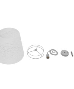 GLOBOSTAR® PLAYROOM 01562 Μοντέρνο Κρεμαστό Φωτιστικό Οροφής με Ντουί 1 x E27 AC 220-240V IP20 - Λευκό - Μ32 x Π32 x Υ27cm 13 01562 7