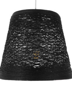 Alternative view of GLOBOSTAR® PLAYROOM 01563 Vintage Κρεμαστό Φωτιστικό Οροφής με Ντουί 1 x E27 AC 220-240V IP20 - Μαύρο - Μ32 x Π32 x Υ27cm