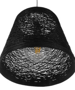 GLOBOSTAR® PLAYROOM 01563 Vintage Κρεμαστό Φωτιστικό Οροφής με Ντουί 1 x E27 AC 220-240V IP20 - Μαύρο - Μ32 x Π32 x Υ27cm 11 01563 5