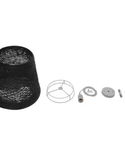 GLOBOSTAR® PLAYROOM 01563 Vintage Κρεμαστό Φωτιστικό Οροφής με Ντουί 1 x E27 AC 220-240V IP20 - Μαύρο - Μ32 x Π32 x Υ27cm 13 01563 7