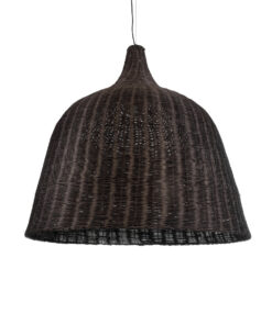 GloboStar® GLOBOSTAR® BAHAMAS 01569 Boho Κρεμαστό Φωτιστικό Οροφής με Ντουί 1 x E27 AC 220-240V IP20 - Καφέ - Μ90 x Π90 x Y90cm