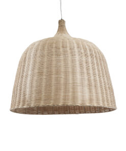 GloboStar® GLOBOSTAR® BAHAMAS 01570 Boho Κρεμαστό Φωτιστικό Οροφής με Ντουί 1 x E27 AC 220-240V IP20 - Μπεζ - Μ90 x Π90 x Y70cm