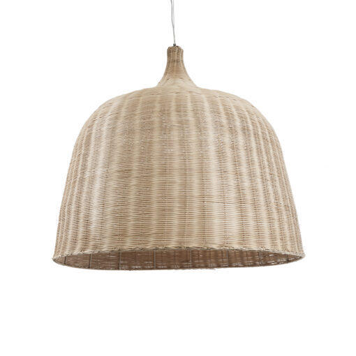 GloboStar® GLOBOSTAR® BAHAMAS 01570 Boho Κρεμαστό Φωτιστικό Οροφής με Ντουί 1 x E27 AC 220-240V IP20 - Μπεζ - Μ90 x Π90 x Y70cm