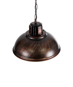 GLOBOSTAR® HARROW 01572 Vintage Κρεμαστό Φωτιστικό Οροφής με Ντουί 1 x E27 AC 220-240V IP20 - Χάλκινο - Μ33 x Π33 x Υ26cm 18 01572 7