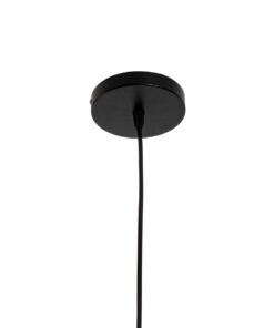 GLOBOSTAR® DELTA 01580 Μοντέρνο Κρεμαστό Φωτιστικό Οροφής με Ντουί 1 x E27 AC 220-240V IP20 - Μαύρο - Μ37 x Π4 x Υ33cm 16 01580 8