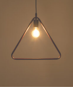 Alternative view of GLOBOSTAR® DELTA 01581 Μοντέρνο Κρεμαστό Φωτιστικό Οροφής με Ντουί 1 x E27 AC 220-240V IP20 - Χάλκινο - Μ37 x Π4 x Υ33cm