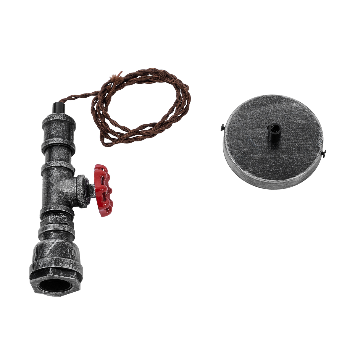 GLOBOSTAR® SPIGOT 01583 Vintage Κρεμαστό Φωτιστικό Οροφής με Ντουί 1 x E27 AC 220-240V IP20 - Ασημί & Κόκκινο - Μ5 x Π5 x Y20cm 13 GLOBOSTAR® SPIGOT 01583 Vintage Κρεμαστό Φωτιστικό Οροφής με Ντουί 1 x E27 AC 220-240V IP20 - Ασημί & Κόκκινο - Μ5 x Π5 x Y20cm - Image 11