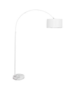 GLOBOSTAR® IMPERIAL 01588 Μοντέρνο Επιδαπέδιο Φωτιστικό με Ντουί 1 x E27 AC 220-240V IP20 - Λευκό - Μ38 x Π38 x Υ172cm 14 01588 3