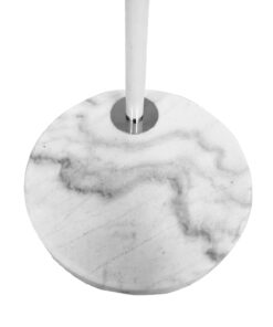 GLOBOSTAR® IMPERIAL 01588 Μοντέρνο Επιδαπέδιο Φωτιστικό με Ντουί 1 x E27 AC 220-240V IP20 - Λευκό - Μ38 x Π38 x Υ172cm 17 01588 6