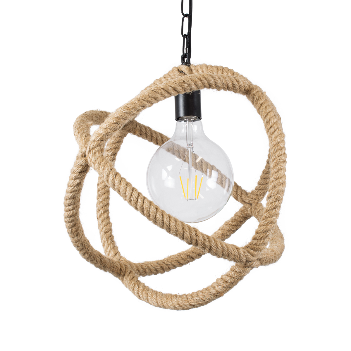 GLOBOSTAR® BALANCE 01596 Vintage Κρεμαστό Φωτιστικό Οροφής με Ντουί 1 x E27 AC 220-240V IP20 - Μαύρο & Μπεζ - Μ35 x Π35 x Υ36cm 7 GLOBOSTAR® BALANCE 01596 Vintage Κρεμαστό Φωτιστικό Οροφής με Ντουί 1 x E27 AC 220-240V IP20 - Μαύρο & Μπεζ - Μ35 x Π35 x Υ36cm - Image 5