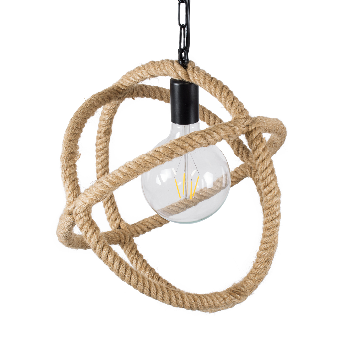 GLOBOSTAR® BALANCE 01596 Vintage Κρεμαστό Φωτιστικό Οροφής με Ντουί 1 x E27 AC 220-240V IP20 - Μαύρο & Μπεζ - Μ35 x Π35 x Υ36cm 8 GLOBOSTAR® BALANCE 01596 Vintage Κρεμαστό Φωτιστικό Οροφής με Ντουί 1 x E27 AC 220-240V IP20 - Μαύρο & Μπεζ - Μ35 x Π35 x Υ36cm - Image 6