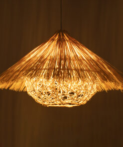 Alternative view of GLOBOSTAR® CHEOPE 01599 Boho Κρεμαστό Φωτιστικό Οροφής με Ντουί 1 x E27 AC 220-240V IP20 - Μπεζ - Μ45 x Π45 x Υ35cm