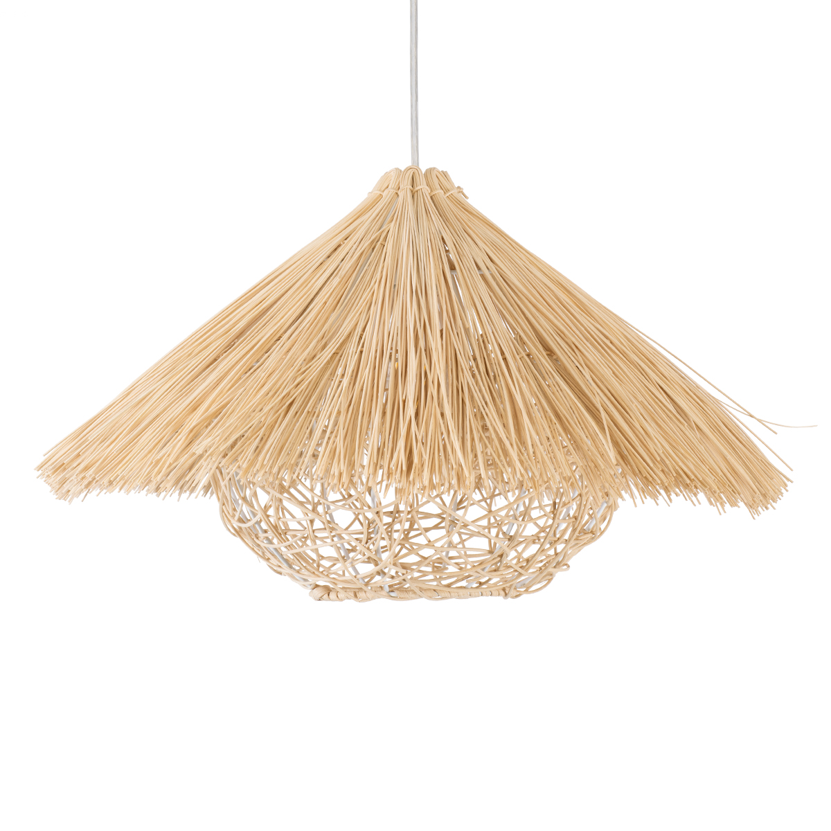 GLOBOSTAR® CHEOPE 01599 Boho Κρεμαστό Φωτιστικό Οροφής με Ντουί 1 x E27 AC 220-240V IP20 - Μπεζ - Μ45 x Π45 x Υ35cm 6 GLOBOSTAR® CHEOPE 01599 Boho Κρεμαστό Φωτιστικό Οροφής με Ντουί 1 x E27 AC 220-240V IP20 - Μπεζ - Μ45 x Π45 x Υ35cm - Image 4