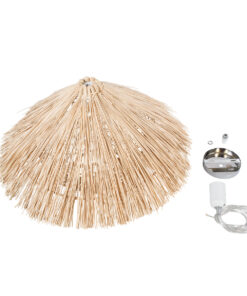 GLOBOSTAR® CHEOPE 01599 Boho Κρεμαστό Φωτιστικό Οροφής με Ντουί 1 x E27 AC 220-240V IP20 - Μπεζ - Μ45 x Π45 x Υ35cm 20 01599 9