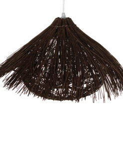 GLOBOSTAR® CHEOPE 01600 Boho Κρεμαστό Φωτιστικό Οροφής με Ντουί 1 x E27 AC 220-240V IP20 - Καφέ - Μ50 x Π50 x Y30cm 10 01600 4