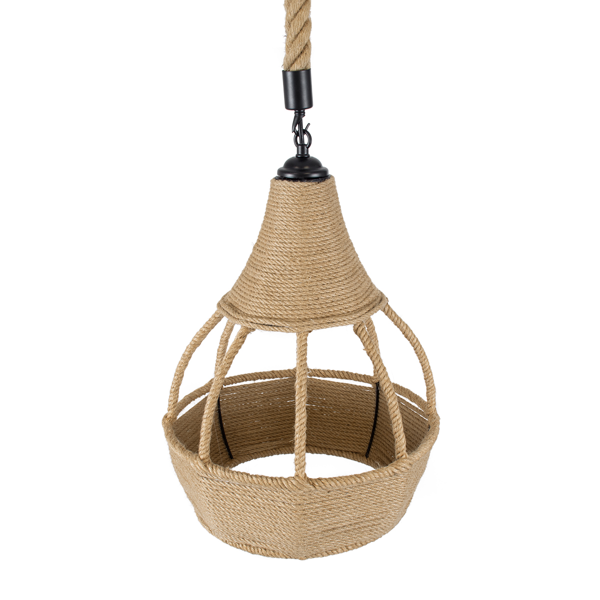 GLOBOSTAR® KUBRIC 01605 Boho Κρεμαστό Φωτιστικό Οροφής με Ντουί 1 x E27 AC 220-240V IP20 - Μπεζ - Μ30 x Π30 x Y40cm 8 GLOBOSTAR® KUBRIC 01605 Boho Κρεμαστό Φωτιστικό Οροφής με Ντουί 1 x E27 AC 220-240V IP20 - Μπεζ - Μ30 x Π30 x Y40cm - Image 6