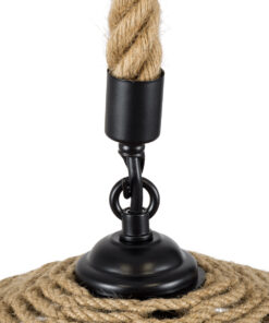 GLOBOSTAR® SPIRIT 01607 Boho Κρεμαστό Φωτιστικό Οροφής με Ντουί 1 x E27 AC 220-240V IP20 - Μπεζ - Μ35 x Π35 x Y30cm 19 01607 8