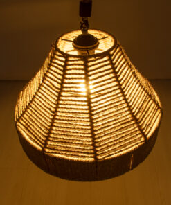 GLOBOSTAR® DOGMA 01609 Boho Κρεμαστό Φωτιστικό Οροφής με Ντουί 1 x E27 AC 220-240V IP20 - Μπεζ - Μ38 x Π38 x Υ28cm 24 01609 11