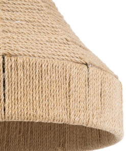 GLOBOSTAR® DOGMA 01609 Boho Κρεμαστό Φωτιστικό Οροφής με Ντουί 1 x E27 AC 220-240V IP20 - Μπεζ - Μ38 x Π38 x Υ28cm 20 01609 7