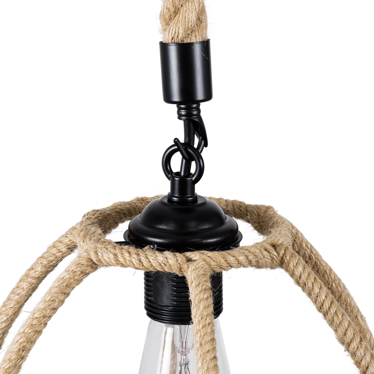 GLOBOSTAR® TELAN 01615 Vintage Κρεμαστό Φωτιστικό Οροφής με Ντουί 1 x E27 AC 220-240V IP20 - Μπεζ - Μ30 x Π30 x Υ38cm 10 GLOBOSTAR® TELAN 01615 Vintage Κρεμαστό Φωτιστικό Οροφής με Ντουί 1 x E27 AC 220-240V IP20 - Μπεζ - Μ30 x Π30 x Υ38cm - Image 8