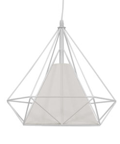 Alternative view of GLOBOSTAR® KAIRI 01619 Μοντέρνο Κρεμαστό Φωτιστικό Οροφής με Ντουί 1 x E27 AC 220-240V IP20 - Λευκό - Μ38 x Π38 x Υ39cm