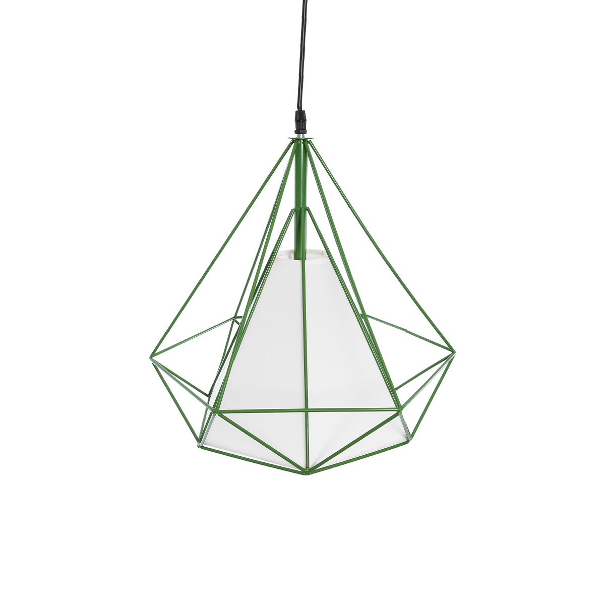 GLOBOSTAR® KAIRI 01622 Μοντέρνο Κρεμαστό Φωτιστικό Οροφής με Ντουί 1 x E27 AC 220-240V IP20 - Πράσινο & Λευκό - Μ38 x Π38 x Y38cm 8 GLOBOSTAR® KAIRI 01622 Μοντέρνο Κρεμαστό Φωτιστικό Οροφής με Ντουί 1 x E27 AC 220-240V IP20 - Πράσινο & Λευκό - Μ38 x Π38 x Y38cm - Image 6