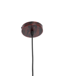 GLOBOSTAR® KAIRI 01623 Μοντέρνο Κρεμαστό Φωτιστικό Οροφής με Ντουί 1 x E27 AC 220-240V IP20 - Χάλκινο & Λευκό - Μ38 x Π38 x Y38cm 18 01623 9