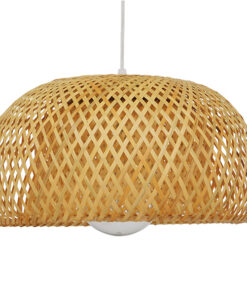 GLOBOSTAR® SAN TROPEZ 01626 Boho Κρεμαστό Φωτιστικό Οροφής με Ντουί 1 x E27 AC 220-240V IP20 - Μπεζ - Μ38 x Π38 x Υ22cm 13 01626 4