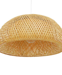 GLOBOSTAR® SAN TROPEZ 01627 Boho Κρεμαστό Φωτιστικό Οροφής με Ντουί 1 x E27 AC 220-240V IP20 - Μπεζ - Μ60 x Π60 x Υ29cm 15 01627 6