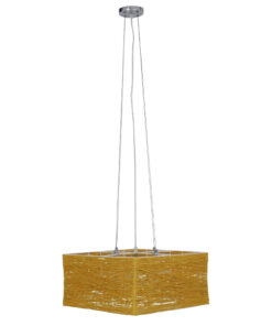 Alternative view of GLOBOSTAR® INCASS 01629 Vintage Κρεμαστό Φωτιστικό Οροφής με Ντουί 5 x E27 AC 220-240V IP20 - Μπεζ - Μ40 x Π40 x Υ22.5cm