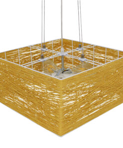 GLOBOSTAR® INCASS 01629 Vintage Κρεμαστό Φωτιστικό Οροφής με Ντουί 5 x E27 AC 220-240V IP20 - Μπεζ - Μ40 x Π40 x Υ22.5cm 13 01629 5