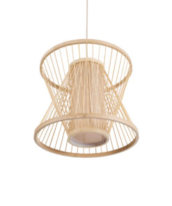 GLOBOSTAR® HIBISCUS 01632 Boho Κρεμαστό Φωτιστικό Οροφής με Ντουί 1 x E27 AC 220-240V IP20 - Μπεζ - Μ35 x Π35 x Y30cm 17 01632 7