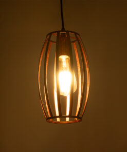 Alternative view of GLOBOSTAR® ZEBRA 01639 Vintage Κρεμαστό Φωτιστικό Οροφής με Ντουί 1 x E27 AC 220-240V IP20 - Χάλκινο - Μ15 x Π15 x Y15cm