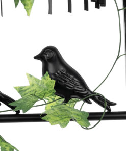 GLOBOSTAR® NEST 01640 Vintage Κρεμαστό Φωτιστικό Οροφής με Ντουί 1 x E27 AC 220-240V IP20 - Μαύρο & Πράσινο - Μ48 x Π38 x Υ40cm 26 01640 13