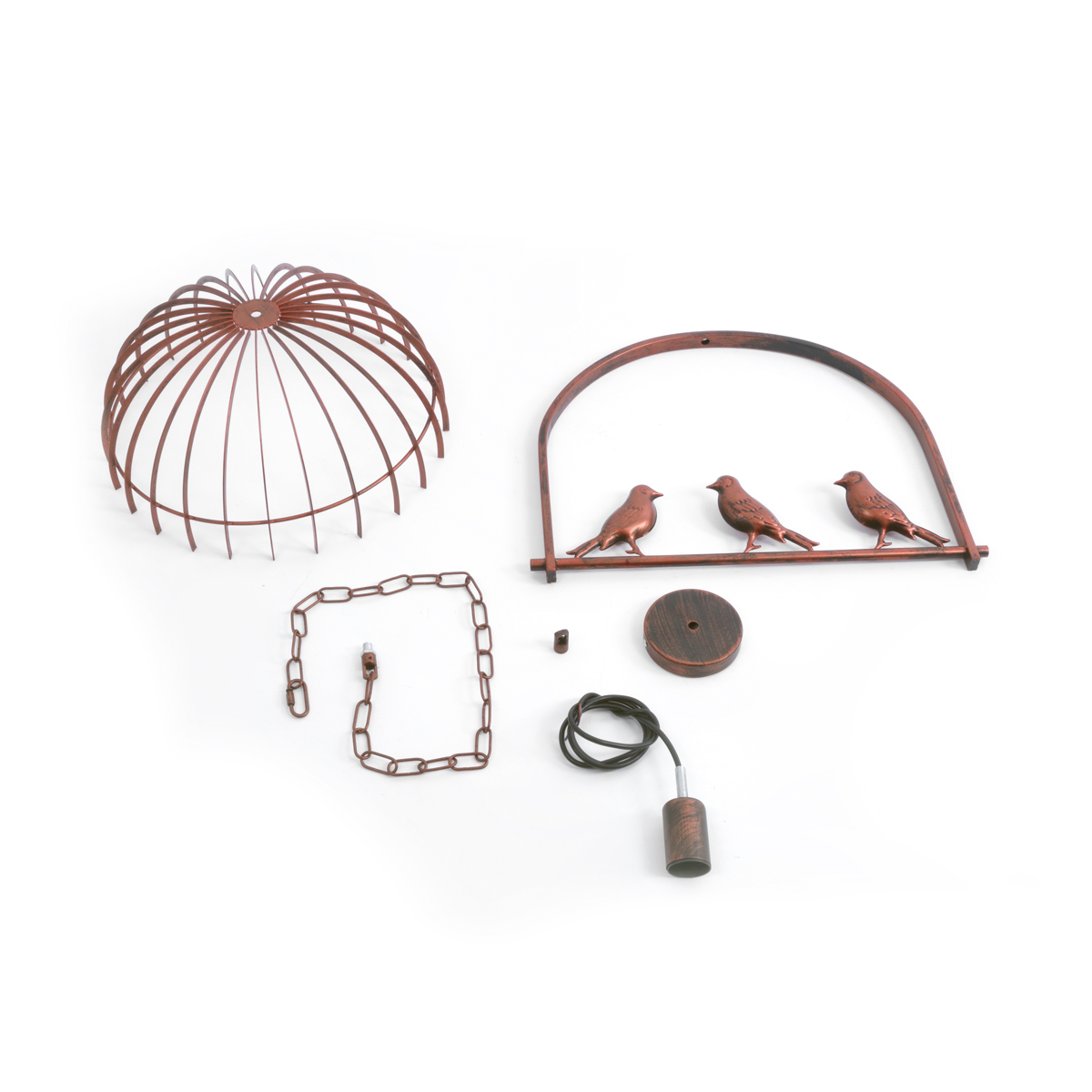 GLOBOSTAR® NEST 01642 Vintage Κρεμαστό Φωτιστικό Οροφής με Ντουί 1 x E27 AC 220-240V IP20 - Χάλκινο & Πράσινο - Μ48 x Π38 x Y40cm 14 GLOBOSTAR® NEST 01642 Vintage Κρεμαστό Φωτιστικό Οροφής με Ντουί 1 x E27 AC 220-240V IP20 - Χάλκινο & Πράσινο - Μ48 x Π38 x Y40cm - Image 12