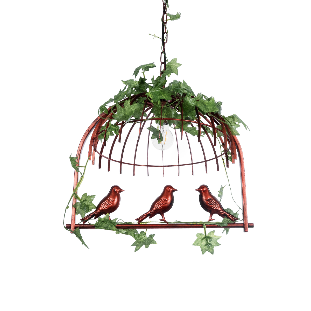 GLOBOSTAR® NEST 01642 Vintage Κρεμαστό Φωτιστικό Οροφής με Ντουί 1 x E27 AC 220-240V IP20 - Χάλκινο & Πράσινο - Μ48 x Π38 x Y40cm 7 GLOBOSTAR® NEST 01642 Vintage Κρεμαστό Φωτιστικό Οροφής με Ντουί 1 x E27 AC 220-240V IP20 - Χάλκινο & Πράσινο - Μ48 x Π38 x Y40cm - Image 5