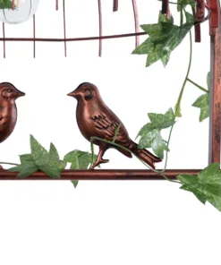 GLOBOSTAR® NEST 01645 Vintage Κρεμαστό Φωτιστικό Οροφής με Ντουί 2 x E27 AC 220-240V IP20 - Χάλκινο & Πράσινο - Μ73.6 x Π37.5 x Y38.5cm 21 01645 8