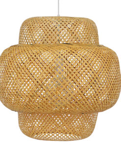 GLOBOSTAR® MALDIVES 01657 Boho Κρεμαστό Φωτιστικό Οροφής με Ντουί 1 x E27 AC 220-240V IP20 - Μπεζ - Μ56 x Π56 x Υ54cm 13 01657 4