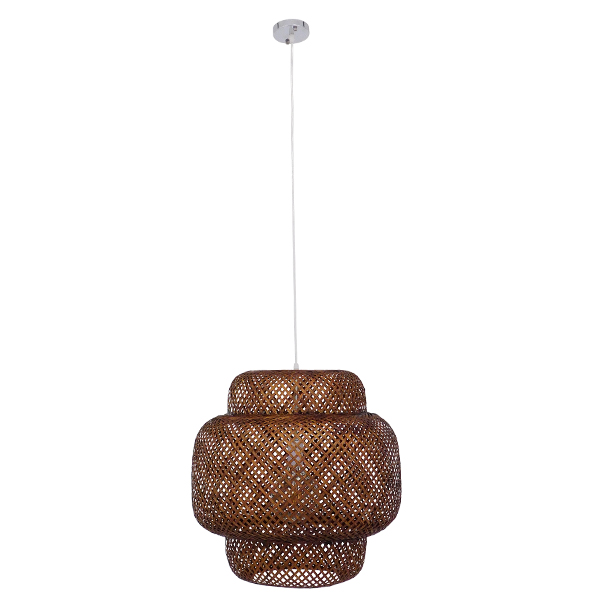 GLOBOSTAR® MALDIVES 01658 Boho Κρεμαστό Φωτιστικό Οροφής με Ντουί 1 x E27 AC 220-240V IP20 - Καφέ - Μ56 x Π56 x Υ54cm 4 GLOBOSTAR® MALDIVES 01658 Boho Κρεμαστό Φωτιστικό Οροφής με Ντουί 1 x E27 AC 220-240V IP20 - Καφέ - Μ56 x Π56 x Υ54cm - Image 2