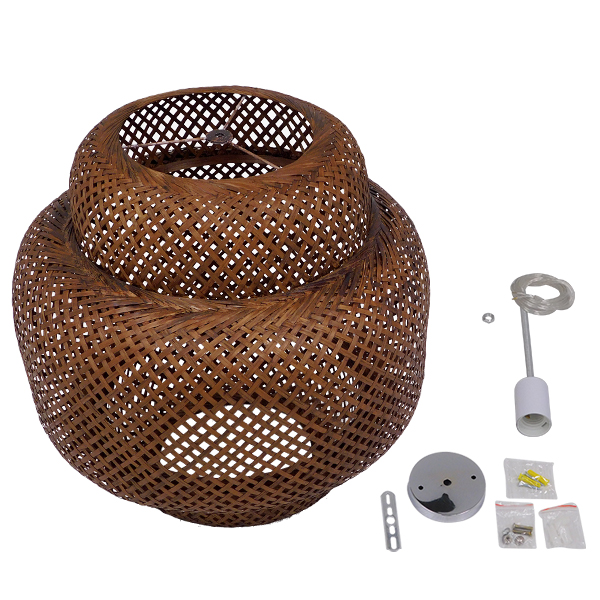 GLOBOSTAR® MALDIVES 01658 Boho Κρεμαστό Φωτιστικό Οροφής με Ντουί 1 x E27 AC 220-240V IP20 - Καφέ - Μ56 x Π56 x Υ54cm 10 GLOBOSTAR® MALDIVES 01658 Boho Κρεμαστό Φωτιστικό Οροφής με Ντουί 1 x E27 AC 220-240V IP20 - Καφέ - Μ56 x Π56 x Υ54cm - Image 8