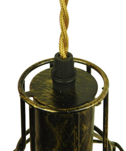 GLOBOSTAR® RYDON 01659 Vintage Φωτιστικό Τοίχου - Απλίκα με Ντουί 1 x E27 AC 220-240V IP20 - Μπρούτζινο Εφέ Σκουριάς - Μ15 x Π24 x Υ70cm 13 01659 7