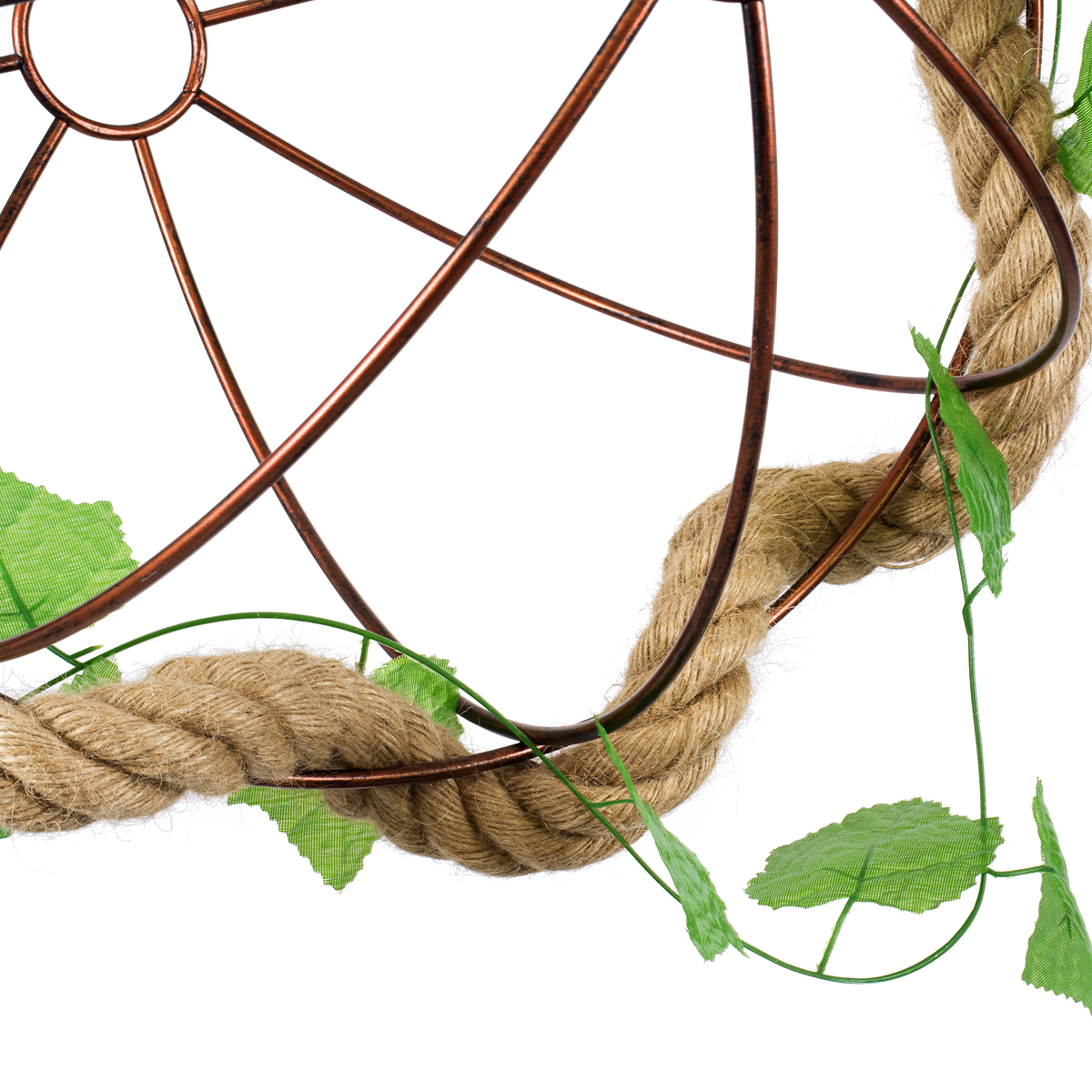 GLOBOSTAR® BRADLEY 01661 Vintage Κρεμαστό Φωτιστικό Οροφής με Ντουί 1 x E27 AC 220-240V IP20 - Μπεζ, Πράσινο & Χάλκινο - Μ42 x Π42 x Y42cm 12 GLOBOSTAR® BRADLEY 01661 Vintage Κρεμαστό Φωτιστικό Οροφής με Ντουί 1 x E27 AC 220-240V IP20 - Μπεζ, Πράσινο & Χάλκινο - Μ42 x Π42 x Y42cm - Image 10