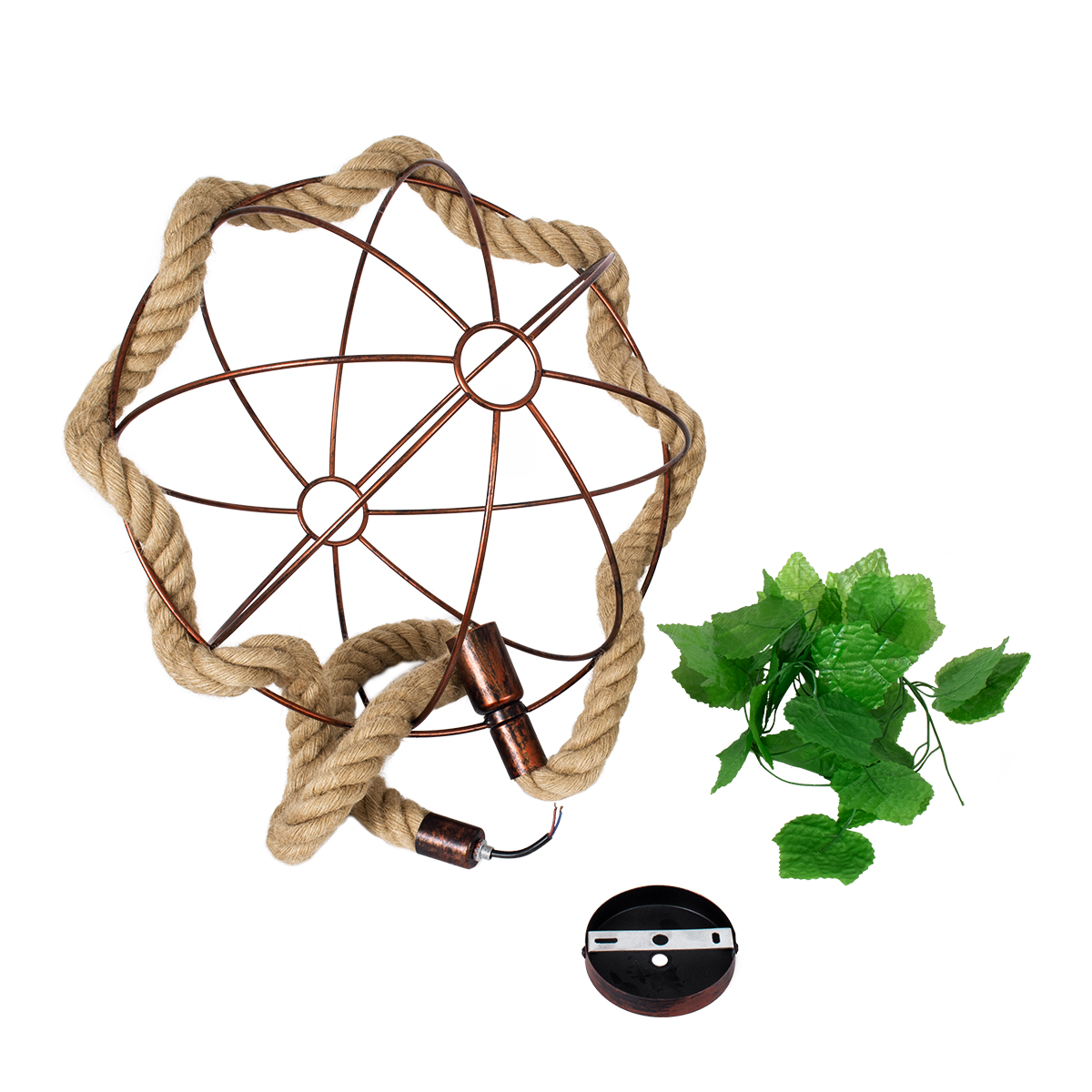 GLOBOSTAR® BRADLEY 01661 Vintage Κρεμαστό Φωτιστικό Οροφής με Ντουί 1 x E27 AC 220-240V IP20 - Μπεζ, Πράσινο & Χάλκινο - Μ42 x Π42 x Y42cm 14 GLOBOSTAR® BRADLEY 01661 Vintage Κρεμαστό Φωτιστικό Οροφής με Ντουί 1 x E27 AC 220-240V IP20 - Μπεζ, Πράσινο & Χάλκινο - Μ42 x Π42 x Y42cm - Image 12