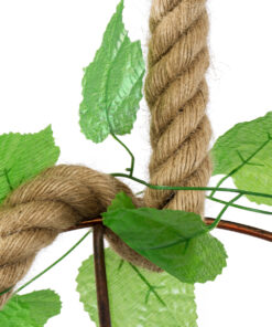 GLOBOSTAR® BRADLEY 01661 Vintage Κρεμαστό Φωτιστικό Οροφής με Ντουί 1 x E27 AC 220-240V IP20 - Μπεζ, Πράσινο & Χάλκινο - Μ42 x Π42 x Y42cm 21 01661 8