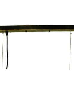 GLOBOSTAR® CANAL 01669 Vintage Κρεμαστό Φωτιστικό Οροφής με Ντουί 5 x E27 AC 220-240V IP20 - Μπρούτζινο - Μ92 x Π5 x Y8cm 11 01669 4