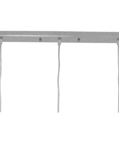 GLOBOSTAR® BOUQUET 01671 Μοντέρνο Κρεμαστό Φωτιστικό Οροφής με Ντουί 3 x E27 AC 220-240V IP20 - Χρυσό & Διάφανο - Μ64 x Π18 x Υ24cm 16 01671 8