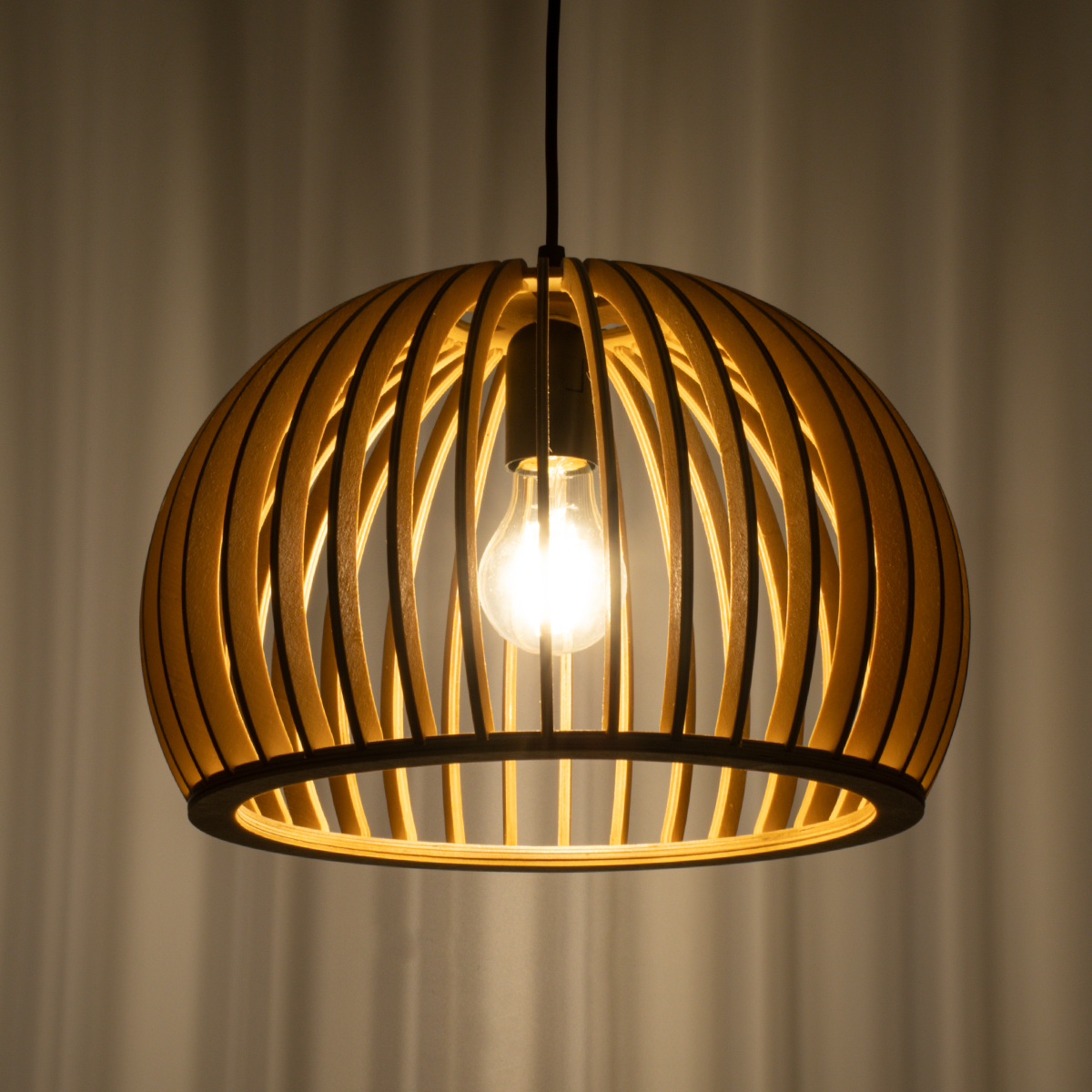 GLOBOSTAR® SCANDINAVIA 01698 Μοντέρνο Κρεμαστό Φωτιστικό Οροφής με Ντουί 1 x E27 AC 220-240V IP20 - Μπεζ - Μ33 x Π33 x Υ20cm 4 GLOBOSTAR® SCANDINAVIA 01698 Μοντέρνο Κρεμαστό Φωτιστικό Οροφής με Ντουί 1 x E27 AC 220-240V IP20 - Μπεζ - Μ33 x Π33 x Υ20cm - Image 2