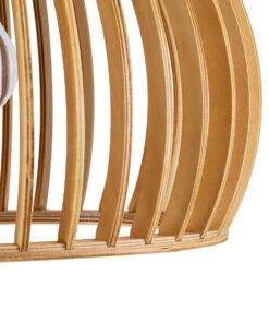 GLOBOSTAR® SCANDINAVIA 01698 Μοντέρνο Κρεμαστό Φωτιστικό Οροφής με Ντουί 1 x E27 AC 220-240V IP20 - Μπεζ - Μ33 x Π33 x Υ20cm 20 01698 8