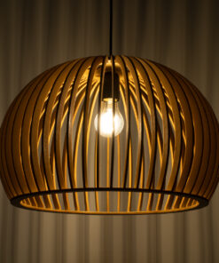 Alternative view of GLOBOSTAR® SCANDINAVIA 01699 Μοντέρνο Κρεμαστό Φωτιστικό Οροφής με Ντουί 1 x E27 AC 220-240V IP20 - Μπεζ - Μ44 x Π44 x Υ28cm