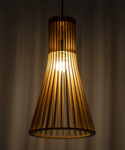 Alternative view of GLOBOSTAR® SCANDINAVIA 01700 Boho Κρεμαστό Φωτιστικό Οροφής με Ντουί 1 x E27 AC 220-240V IP20 - Μπεζ Καφέ - Μ25 x Π25 x Υ45cm